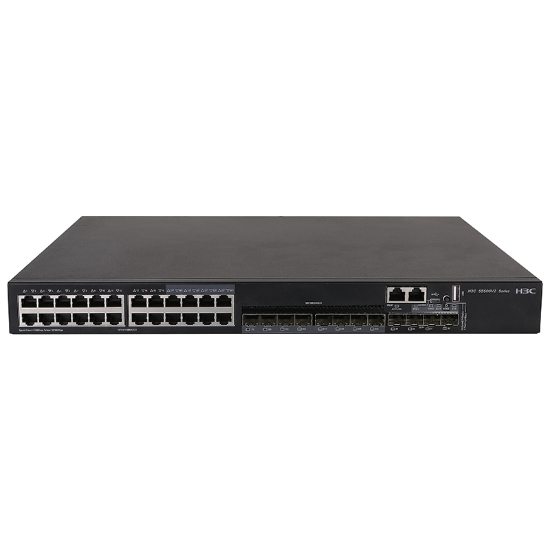 H3C S5500V2-28C-EI 三层网管企业级核心交换机